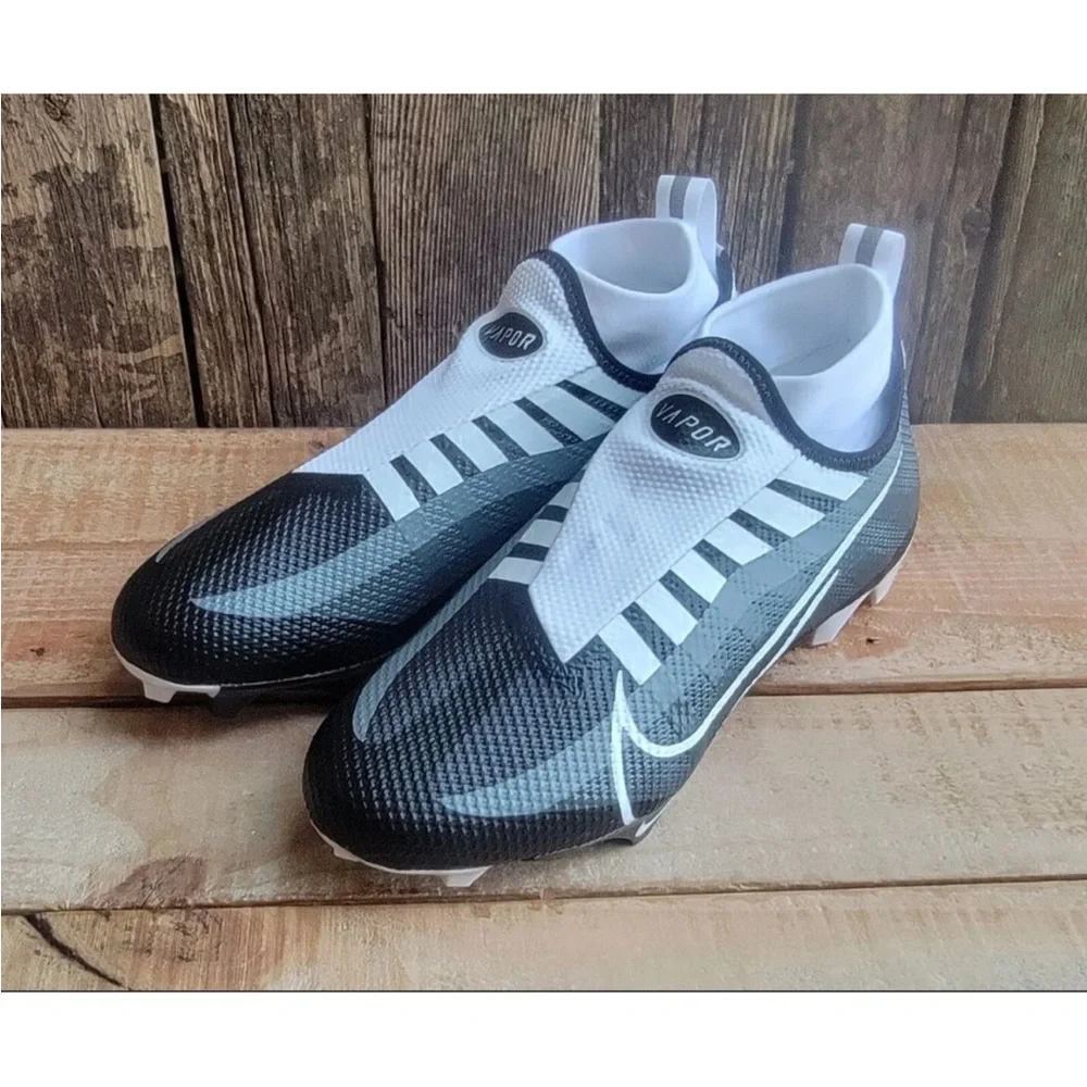 NWT Nike Vapor Edge Pro 360 Black/White Football Cleats Sz 8.5 New No Box‎